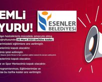 Esenler Belediyesi Duyuru!