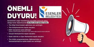 Esenler Belediyesi Duyuru!