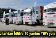 Bağcılar’dan İdlib’e 10 yardım TIR’ı yola çıktı Bağcılar Belediyesi ve