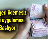 6 ayı geri ödemesiz kredi uygulaması başlıyor