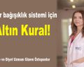 Güçlü bir bağışıklık sistemi için 8 altın kural!