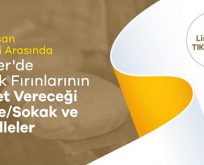 Esenler’de Hizmet verecek ekmek fırınları