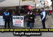 Bağcılar’da pazarlarda korona virüse karşı tek-çift uygulaması Bağcılar Belediyesi yeni