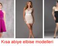 Kısa Abiye Elbise Modelleri