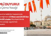 Sokağa çıkma yasağı başlıyor Yeni Koronavirüs tedbirleri kapsamında İçişleri bakanlığı