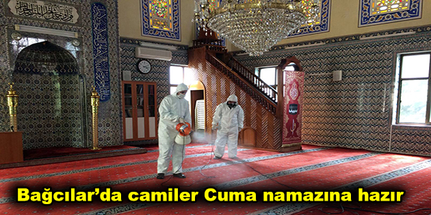 Bağcılar’da camiler Cuma namazına hazır