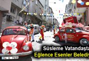 Süsleme Vatandaştan, Eğlence Belediye’den Sokak ve balkonlarını balonlar ile süsleyen