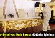 Bağcılar Belediyesi Halk Sarayı, düğünler için hazırlanıyor Kovid-19 salgınıyla mücadele