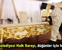 Bağcılar Belediyesi Halk Sarayı, düğünler için hazırlanıyor