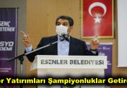 Spor Yatırımları Şampiyonluklar Getirecek Esenler Belediye Başkanı M. Tevfik Göksu,