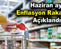 Haziran ayı enflasyon rakamları açıklandı