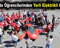 Üniversite öğrencilerinden yerli elektrikli otomobil