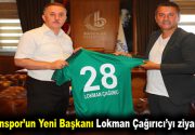 Giresunspor’un yeni başkanı Lokman Çağırıcı’yı ziyaret etti Bağcılar Belediye Başkanı