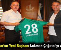 Giresunspor’un yeni başkanı Lokman Çağırıcı’yı ziyaret etti