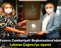 Kosova Cumhuriyeti Başkonsolosu’ndan Lokman Çağırıcı’ya ziyaret