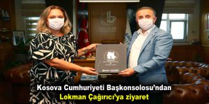 Kosova Cumhuriyeti Başkonsolosu’ndan Lokman Çağırıcı’ya ziyaret