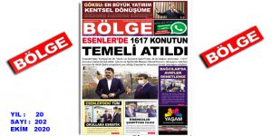 BÖLGE GAZETESİ , YIL:20 , SAYI: 202 , ”EKİM” SAYISI ÇIKTI!..