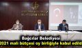 2021 mali bütçesi oy birliğiyle kabul edildi