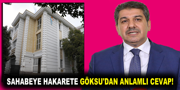 SAHABEYE HAKARETE GÖKSU’DAN ANLAMLI CEVAP!