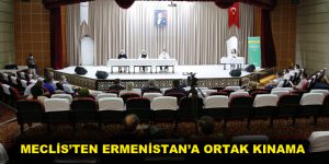 MECLİS’TEN ERMENİSTAN’A ORTAK KINAMA