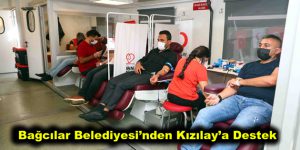 Bağcılar Belediyesi’nden Kızılay’a Destek