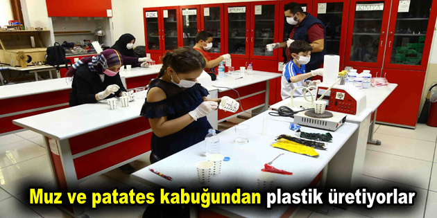 Muz ve patates kabuğundan plastik üretiyorlar