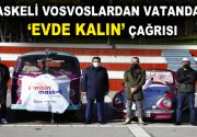 MASKELİ VOSVOSLAR’DAN KORONA FARKINDALIĞI Esenler’de rengârenk vosvoslar maske takarak trafiğe