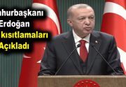 Cumhurbaşkanı Erdoğan yeni kısıtlamaları açıkladı Özel sektör ve kamuda esnek