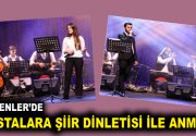 USTALARA ŞİİR DİNLETİSİ İLE ANMA Esenler Belediyesi ölüm yıl dönümlerinde