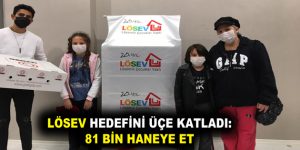 LÖSEV İstanbul’da ki ailelerine et yardımı sağlıyor