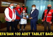 WEFA’DAN 100 ADET TABLET BAĞIŞI Uluslararası İnsani Yardım Organizasyonu WEFA,