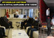 ADIYAMANLILAR VAKFI’NDAN YETİM, ÖKSÜZ VE İHTİYAÇ SAHİPLERİNE GİYİM YARDIMI Merkezi