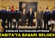 ZABITA’YA BAŞARI BELGESİ Esenler Kaymakamı Adil Karataş, Koronavirüs (Covid-19) sürecinde
