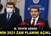 GÖKSU İBB’NİN 2021 ZAM PLANINI AÇIKLADI! İBB AK Parti Grup