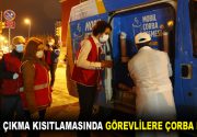 SOKAK ÇIKMA KISITLAMASINDA GÖREVLİLERE ÇORBA İKRAMI Esenler Belediyesi ve Esenler