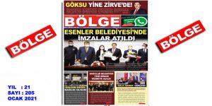 BÖLGE GAZETESİ , YIL:21 , SAYI: 205 , ”OCAK” SAYISI ÇIKTI!..