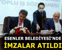ESENLER BELEDİYESİ’NDE TOPLU SÖZLEŞME SEVİNCİ
