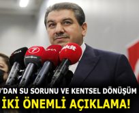 GÖKSU’DAN SU SORUNU VE KENTSEL DÖNÜŞÜM İÇİN İKİ ÖNEMLİ AÇIKLAMA!