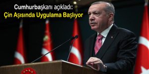 Çin Aşısında Uygulama Başlıyor