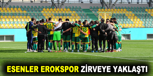 Esenler Erokspor zirveye yaklaştı