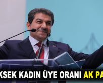 EN YÜKSEK KADIN ÜYE ORANI AK PARTİ’DE