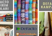 Defacto İndirim Kodu Defacto indirim kodu ile avantajlı fırsatlarından yararlanmak