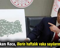 Sağlık Bakanı Koca, illerin haftalık vaka sayılarını paylaştı!