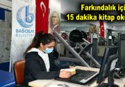 Bağcılar Belediyesi’nden 15 dakikalık kitap okuma etkinliği Kütüphane Haftası etkinlikleri