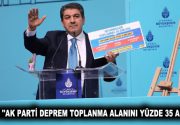 GÖKSU: AK PARTİ DEPREM TOPLANMA ALANINI YÜZDE 35 ARTTIRDI İBB