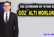 GÖZ ÇEVRESİNİN EN YAYGIN SORUNU; GÖZ  ALTI MORLUKLARI  Gözler, yüzün