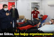 Başkan Göksu, kan bağışı organizasyonuna katıldı Esenler Belediye Başkanı Mehmet Tevfik