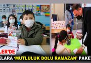 ÇOCUKLARA ‘MUTLULUK DOLU RAMAZAN’ PAKETLERİ Esenler’deki tüm ilkokul öğrencilerine “Mutluluk