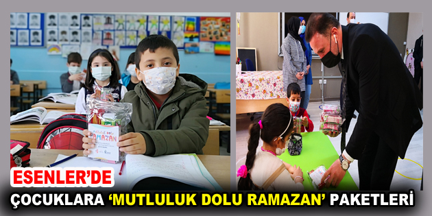 ÇOCUKLARA ‘MUTLULUK DOLU RAMAZAN’ PAKETLERİ