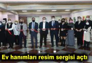 Ev hanımları resim sergisi açtı Bağcılar’da hiç çizim yapmamış ev